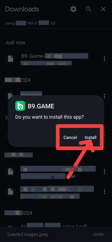 b9 game